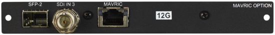 Option "RMOC-12G" Carte pour moniteurs séries iAM et iVAM Wohler
