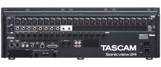 Console numérique 3 écrans 44 in/24 bus - 16 In Micro/ligne Tascam