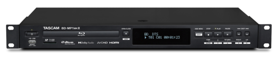 Lecteur Blu-Ray pour la tournée et l'installation Tascam