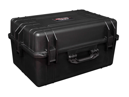 Mallette vide en ABS 610x310x430 mm, équipée de mousse prédécoupée