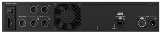 Rack de scène 16x12 + 2 x IO AES