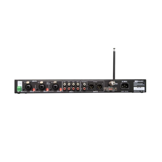Mélangeur 3 mic 48V + 4 line - lecteur SD, USB + radio et Bluetooch