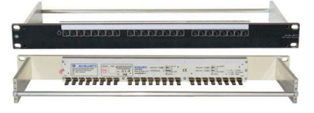 ASF1x24A-3/1SAG-Econom, Patch audio 24 voies 19" 1U Ghielmetti