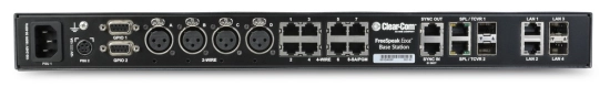 Station num. FSK-Edge, 16 ports BP, 8 ports Dante/AES67 Clearcom
