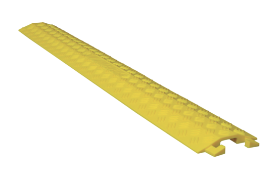 Passage de câble clipsable 1 m. - protection 1,5 t. - 1 canal, jaune