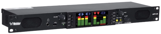 Écran tactile 7", Rack 1U, mon. audio 8 canaux, 3G/HD/SD-SDI Wohler