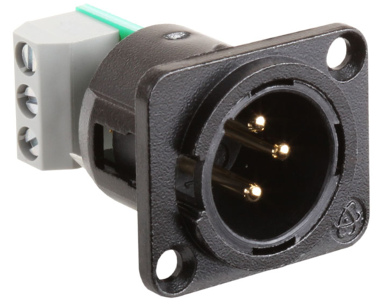 Connecteur XLR mâle - RDL AMS-XLM