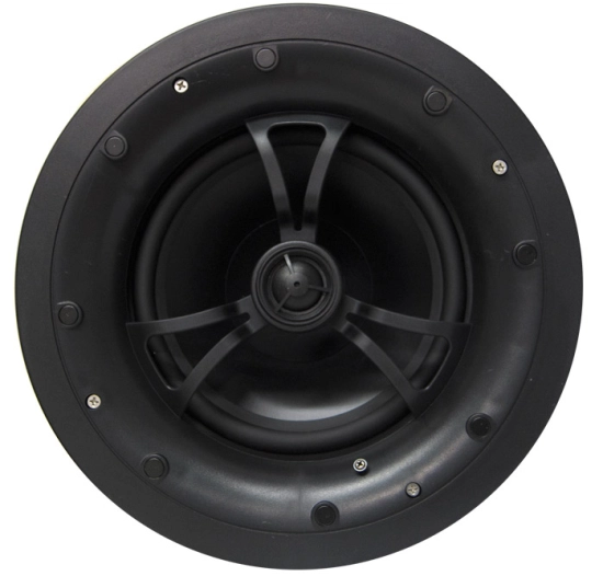 Plafonnier 2 voies, LF 8 pouces + tweeter, 40 W/8 Ohms-100 V, blanc