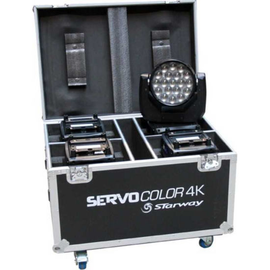NS SERVO COLOR 4K - Wash 19X15W RGBW (conditionné en flight - non inc