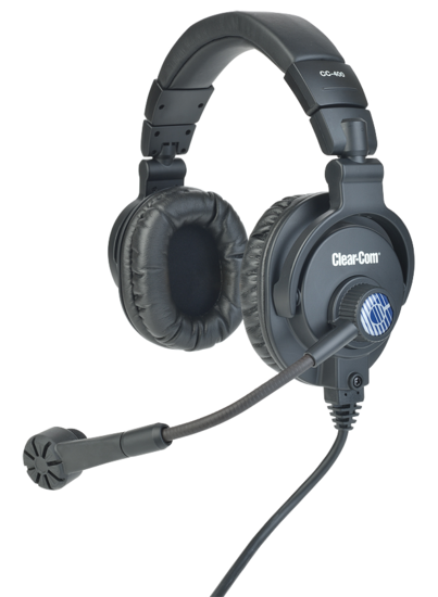 Combiné micro casque standard 2 oreilles XLR5 - Clear-Com