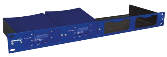 Support rack 19 pouces 1U pour 4 modules BlueLine - WORK BL AR 19