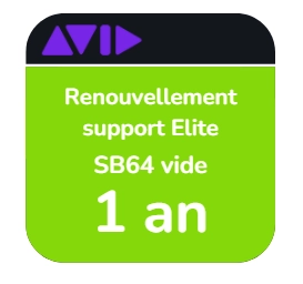 Renouvellement support Elite Live de 1 ans pour SB64 vide