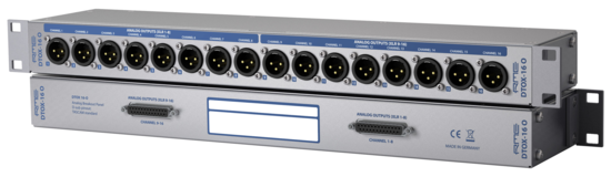 Rack de connexions analogiques 16 XLR OUT to 2 SUB-D25