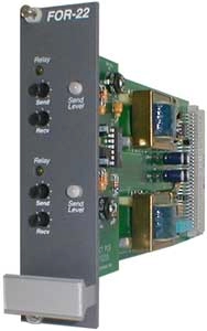 Interface 4 fils 2 canaux avec relais pour matrice - Clear-Com FOR-22