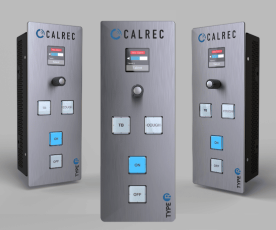 Panel de table encastrable journaliste pour TypeR, SMPTE2110, Calrec