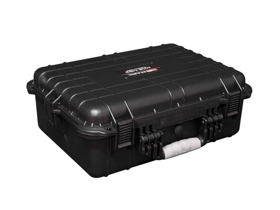 Mallette vide en ABS 502x188x400 mm, équipée de mousse prédécoupée