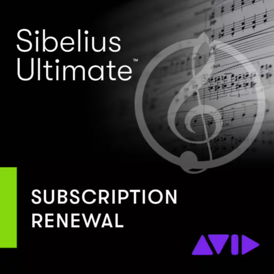 Renouvellement licence annuelle Sibelius Ultimate