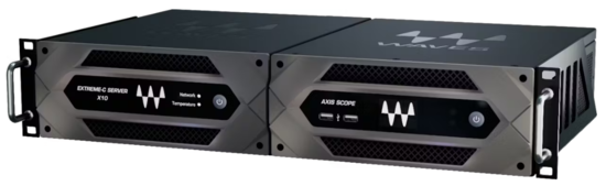 Rack métallique pour deux serveurs SoundGrid 2U