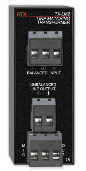Transformateur de niveau - RDL TX-LM2
