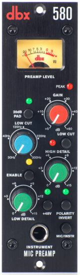 580 - Préamplificateur pour microphone - 500 Series