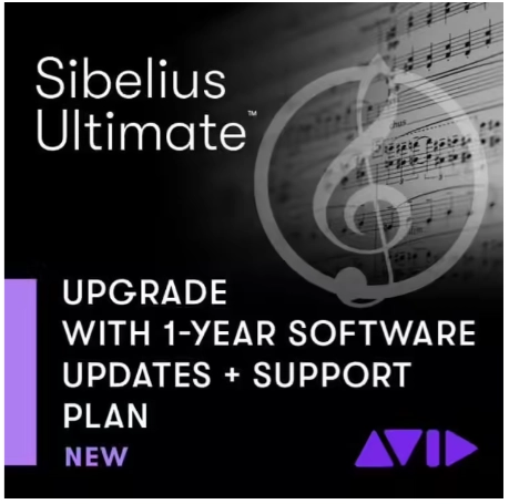 Mise à jour de 1 an du logiciel Sibelius Ultimate + plan d'assistance
