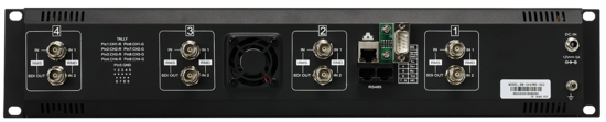 Moniteur vidéo 4 écrans LCD 4,3'' HR, rack 19 2U WohleR