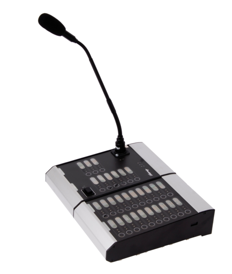 Micro d'appel 8 boutons - Audio 4 IN / 2 OUT