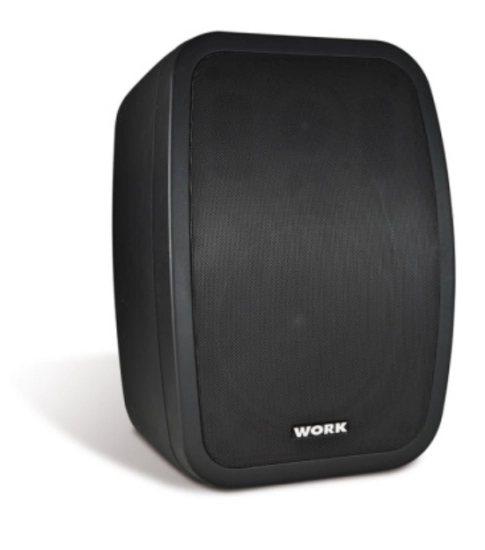 Paire HP large bande, LF 6" + tweeter 120W/8 Ohms 32W/100V, noire