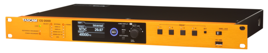 Générateur d'horloge master audio & vidéo postprod et broad. Tascam