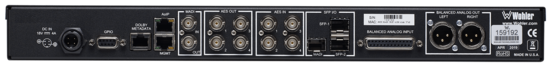 Moniteur intelligent 1U, 8 In analogiques, 8 pots., Wohler