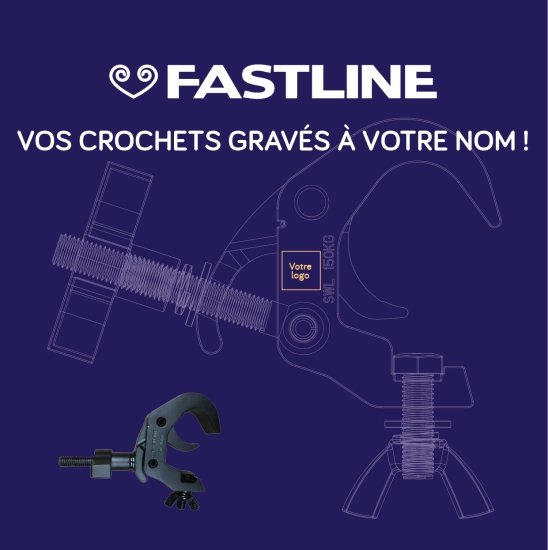 CROCHET NOIR CHARGE NOMINALE 150KG TUBE 38MM A 51MM M12 