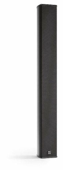 FS-70, Colonne 4x75W,  Dante et Analogique, 111dB max, 8,5cm - Noir