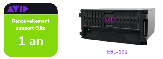 Renouvellement support Elite Live de 1 ans pour E6L-192