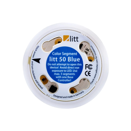Module lumineux 27 mm bleu Yellowtec