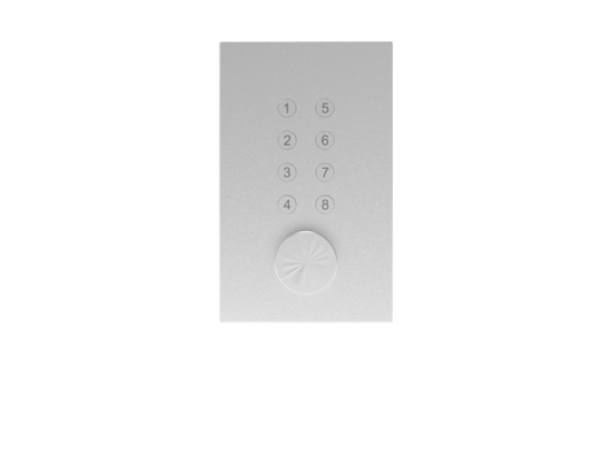 Interface murale programmable IP, 8 boutons + 1 rotatif pour INTEGRA