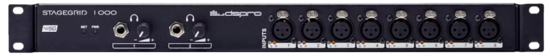 Rack de scène 8x4 + 2 x IO AES