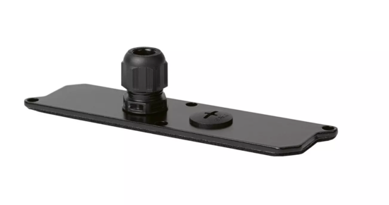 Cable Gland Set S, Plaque avec 2 x Presse-Étoupes, pour LXP10 - Noir