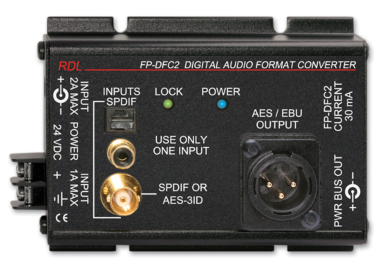 Convertisseur SPDIF vers AES/EBU - RDL FP-DFC2