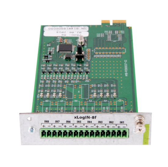 Carte de 8 entrées port logique pour slot control - AM-ABT-XLOGIN-8C