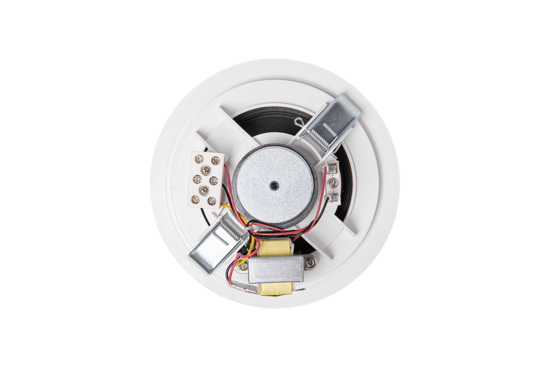 Plafonnier EN 54-24 avec capot, 6W/100V, diam 18cm - AM-ABT-S186