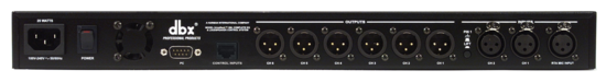 DR260 - Processeur numérique de diffusion - 2 in / 6 out DBX