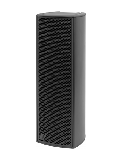 Colonne passive, 4x3P - 160W/4Ohms ou 50W/100V. Noire. DA-Q-43-T