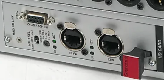 Carte Vi stage rack - MADI HD Cat5