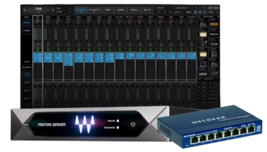 Pack Serveur SG Proton + Switch + Cat6 + 1 an Waves Essential