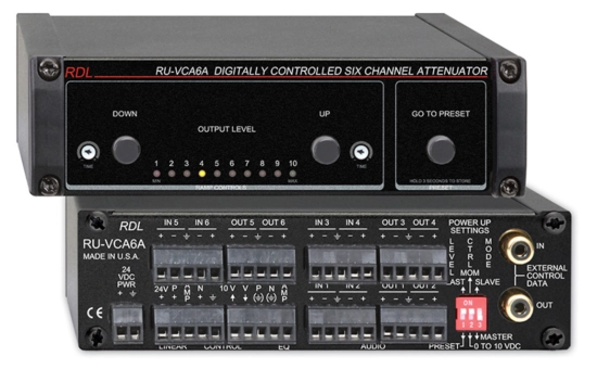 Atténuateur contrôlé à distance - RDL RU-VCA6A