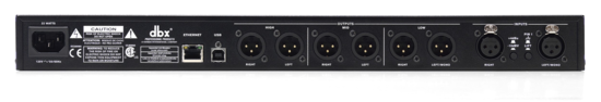 DRPA2 - Processeur num. de diffusion DBX, 2IN/6OUT, AFS, Ethernet
