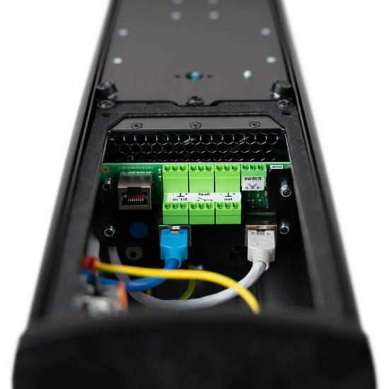 Colonne active 16x100W installation mobile - AES EBU - WH