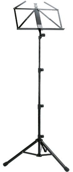 Pupitre pliable en acier pour partition - noir