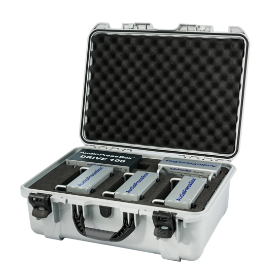 Unité APB-D100 + 4 expanders APB-008 SB-EX en valise, AudioPress