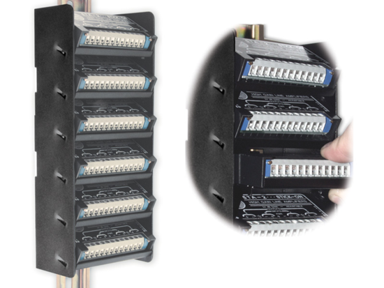 Montage STICK-ON sur rail DIN - RDL DRA-35S6